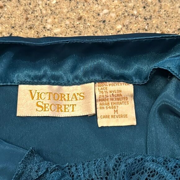 VICTORIA'S SECRET Vintage Gold Label Satin Long Gown - Picture 2 of 8